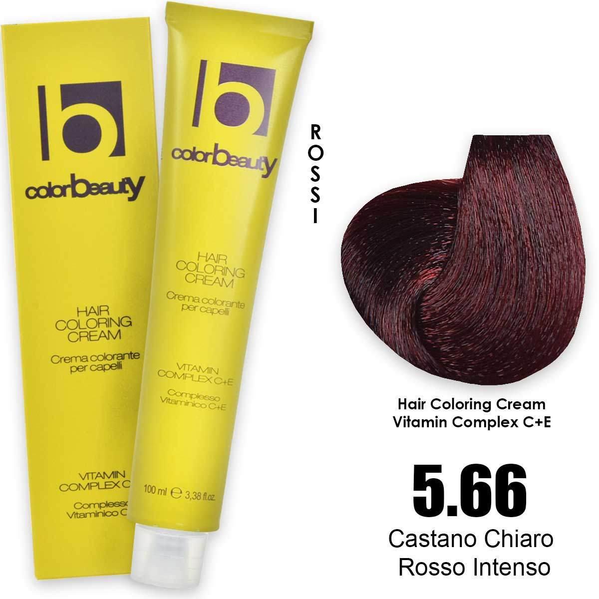 Edelstein colorbeauty tintura 100 ml n 5.66 castano chiaro rosso intenso