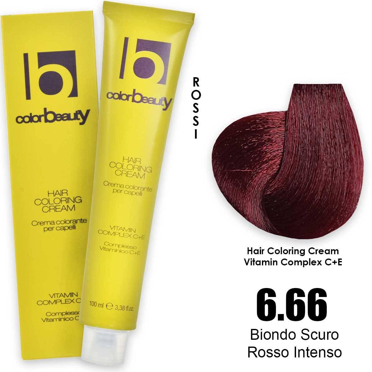 Edelstein colorbeauty tintura 100 ml n 6.66 biondo scuro rosso intenso