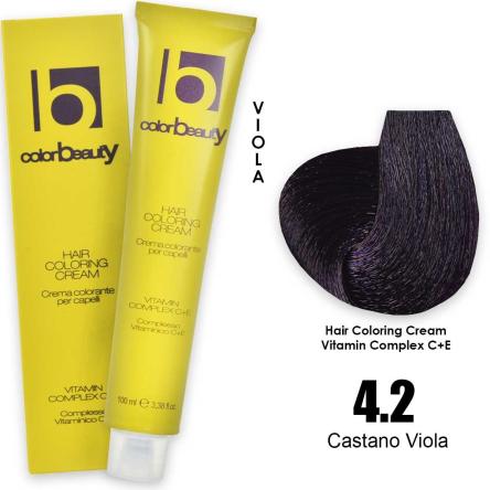 Edelstein colorbeauty tintura 100 ml n 4.2 castano viola