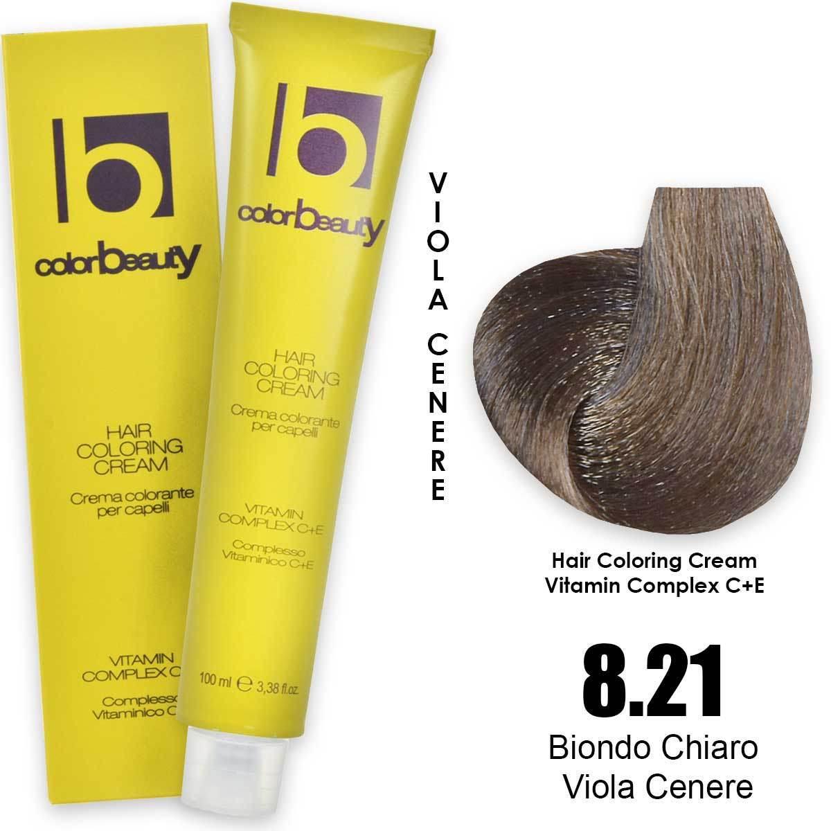 Edelstein colorbeauty tintura 100 ml n 8.21 biondo chiaro viola cenere