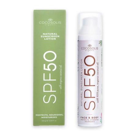 COCOSOLIS Natural Sunscreen Lotion SPF 50 100 G