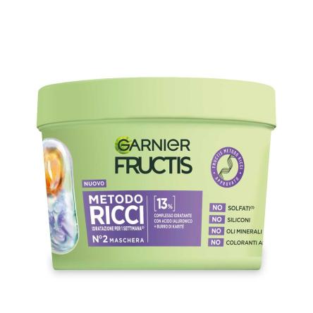 Garnier fructis maschera per idratare e definire il riccio 370 ml