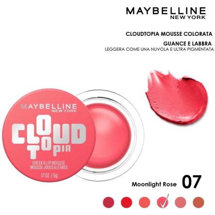 Maybelline cloudtopia blush per guance e labbra 07