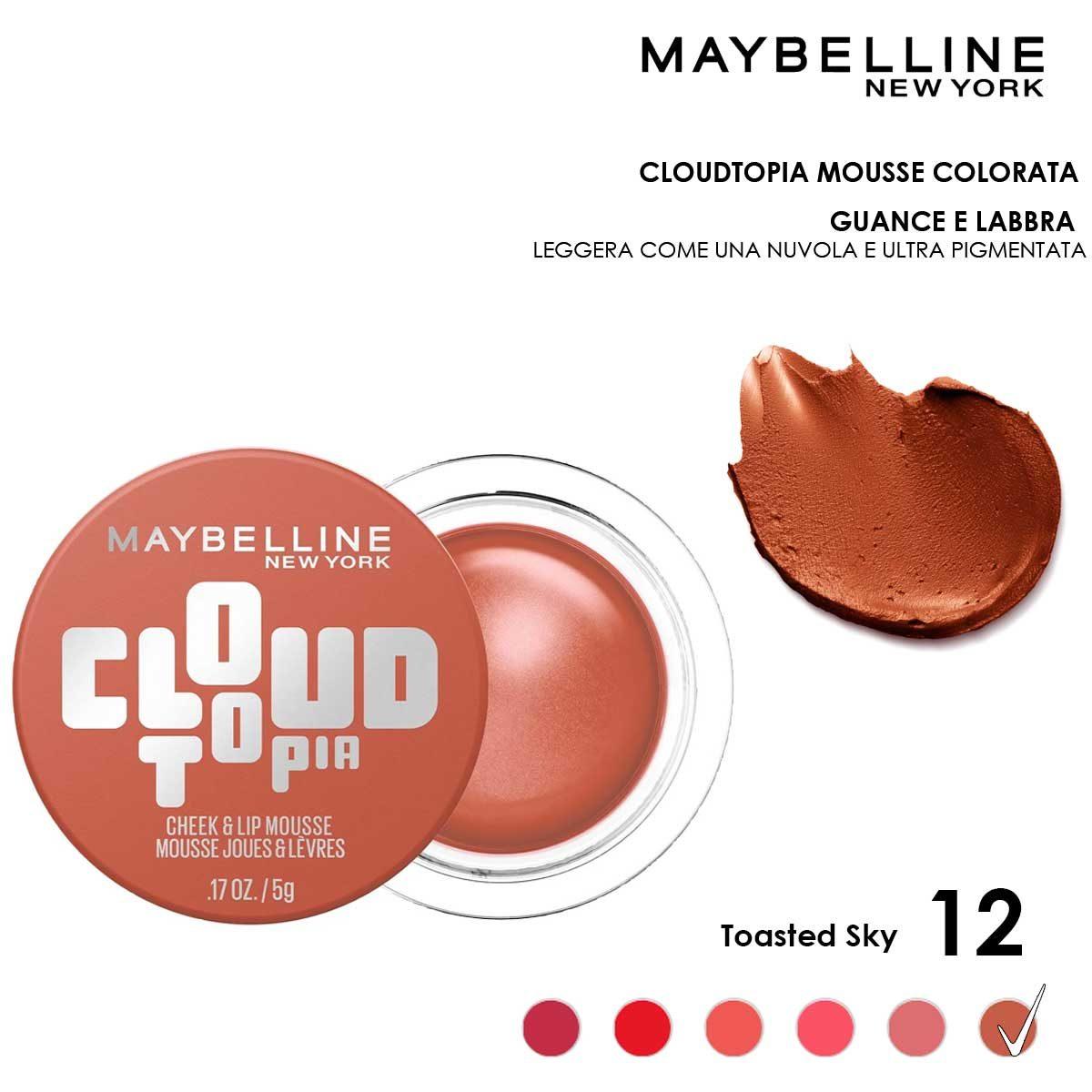 Maybelline cloudtopia blush per guance e labbra 12