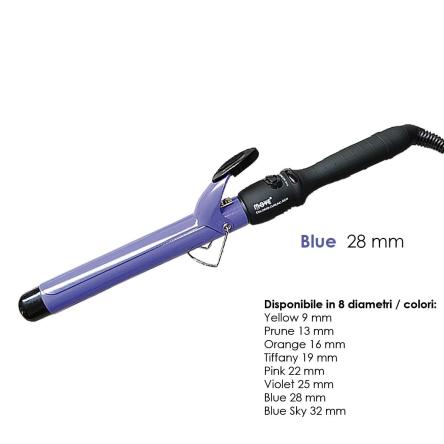 Move colored curling iron 28 mm blu
