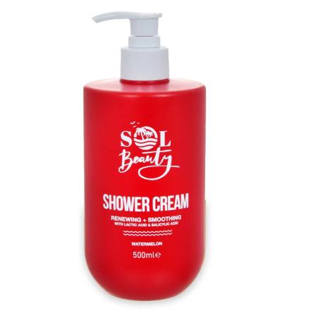 SOL BEAUTY Crema Doccia 500 ml Idratante e Levigante