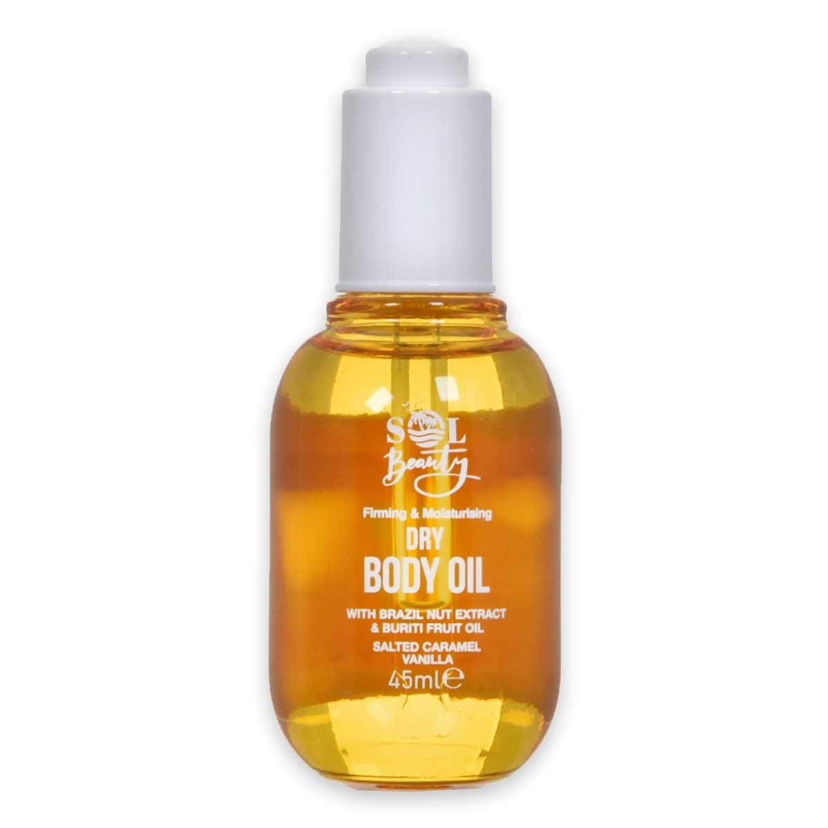 Sol beauty olio corpo 45 ml caramello salato & vaniglia