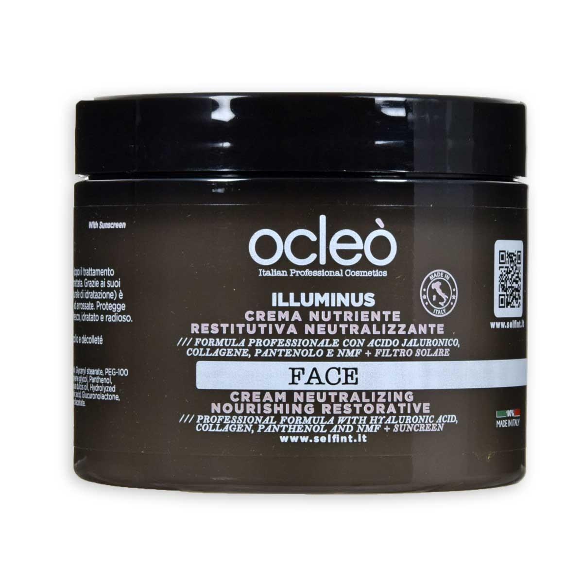 Ocleo  crema nutriente restitutiva neutralizzante ml 500