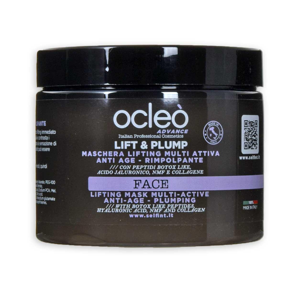 Ocleo  maschera lifting multi attiva anti age - rimpolpante ml 500
