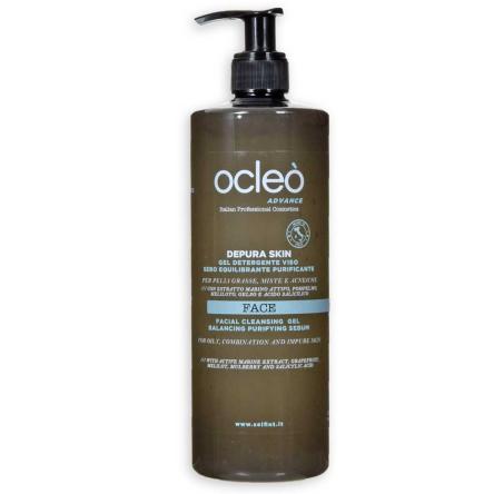 Ocleo  gel detergente viso sebo equilibrante purificante ml 500