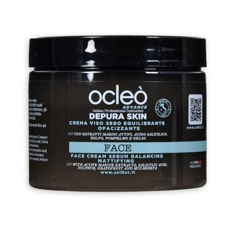 Ocleo  crema viso sebo equilibrante -  opacizzante ml 500