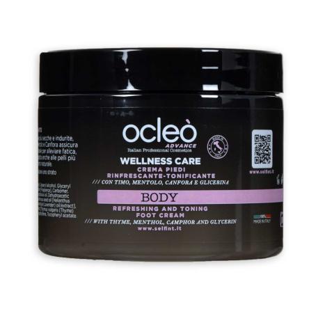 Ocleo  crema piedi rinfrescante e tonificante 500 ml