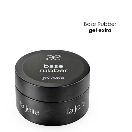 Base rubber clear vaso 50 ml la jolie