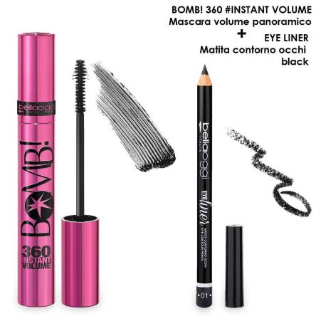 Bella oggi bundle bomb 360 + eye liner ma bomb 360