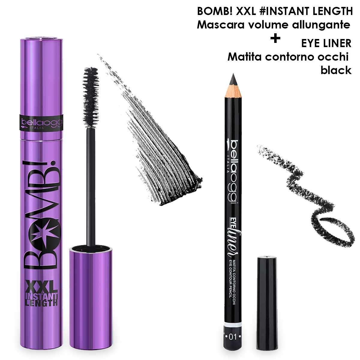 Bella oggi bundle bomb xxl+ eye liner mat bomb 360