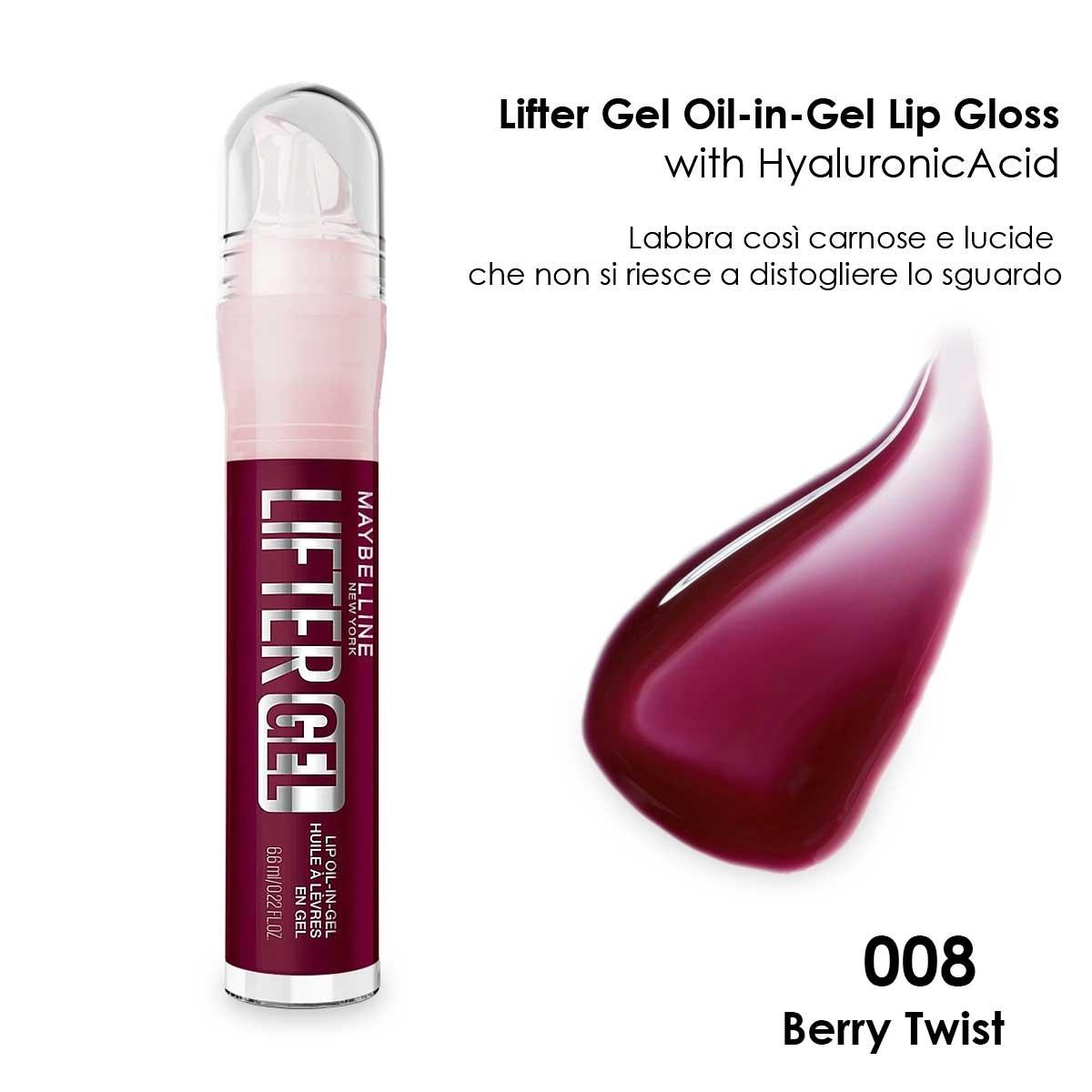 Maybelline lifter gel lip oil 008 berry twist