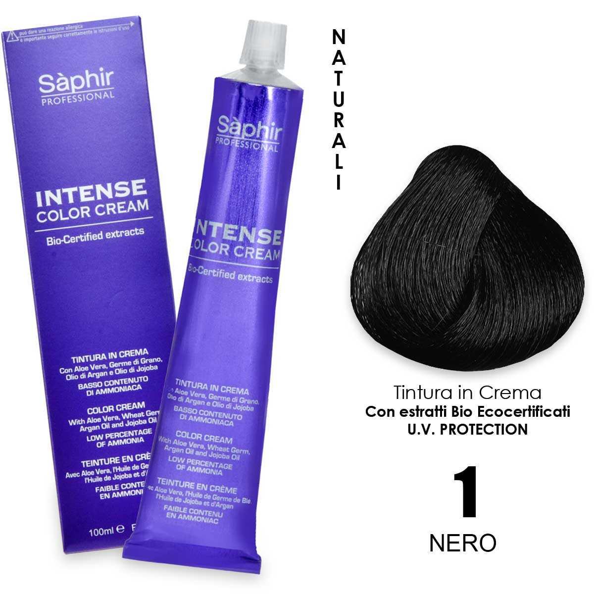 Saphir  intense color cream - 1n nero