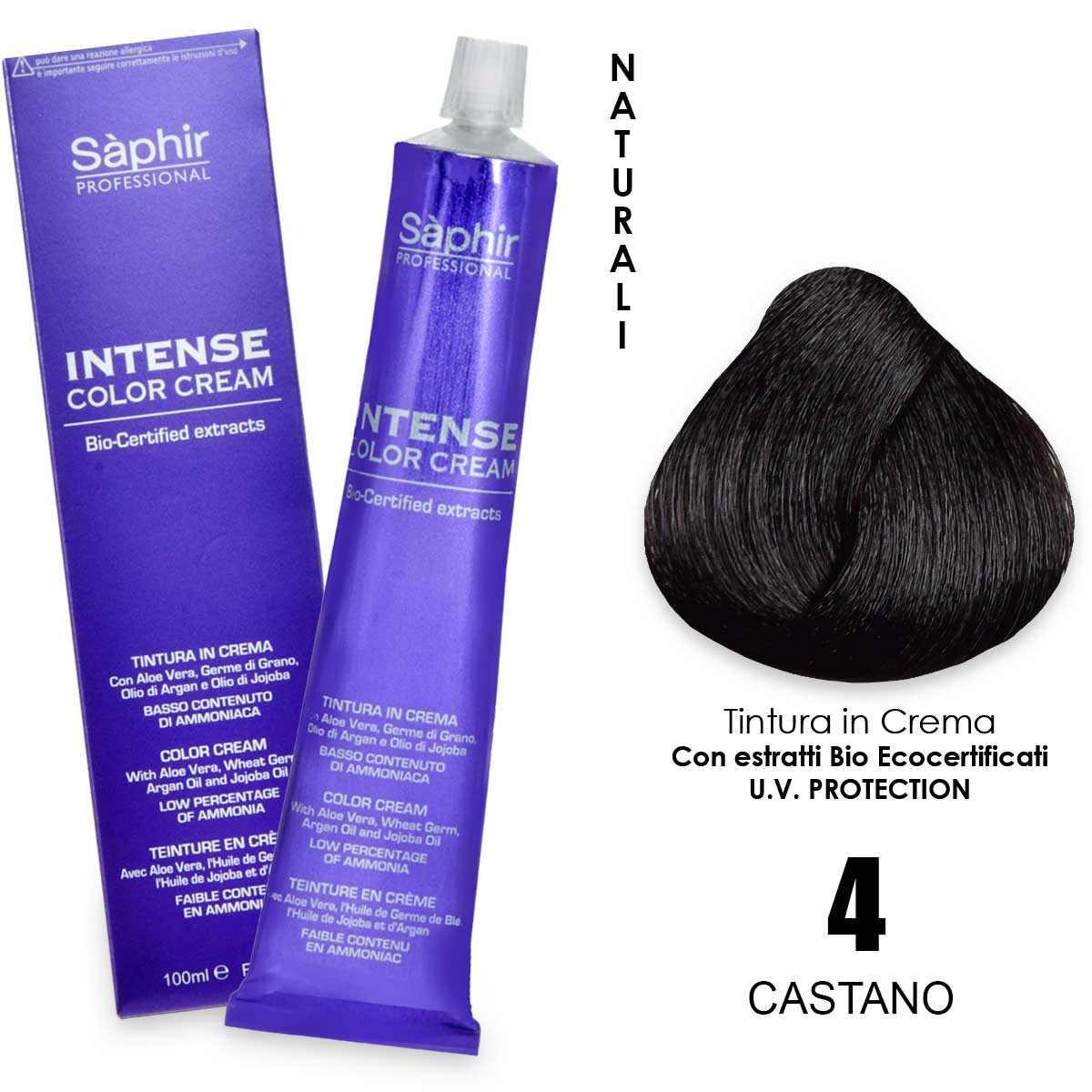 Saphir  intense color cream - 4n castano