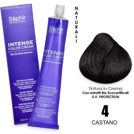 Saphir  intense color cream - 4n castano
