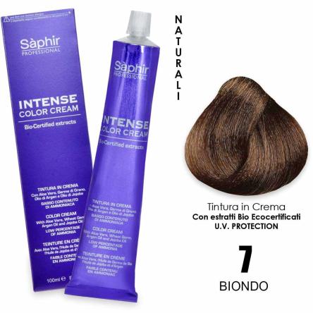 Saphir  intense color cream - 7n biondo