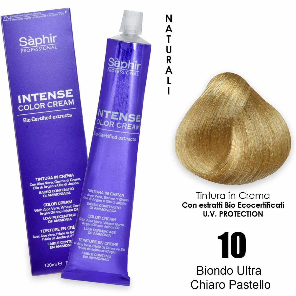Saphir  intense color cream - 10n biondo ultrachiaro pastello