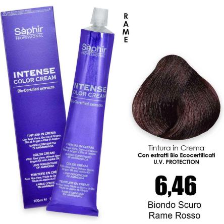 Saphir  intense color cream - 6.46 biondo scuro rame rosso