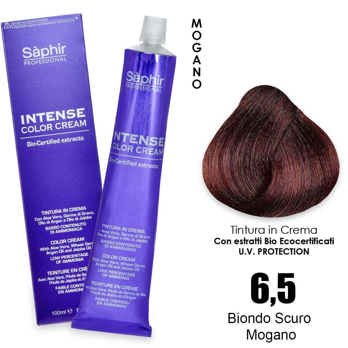 Saphir  intense color cream - 6.5 biondo scuro mogano