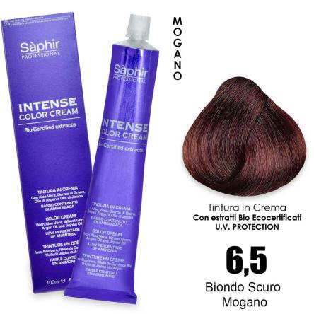 Saphir  intense color cream - 6.5 biondo scuro mogano