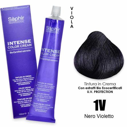 Saphir  intense color cream - 1v nero violetto