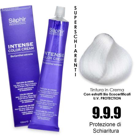 Saphir  intense color cream - 9.9.9   potenziatore di schiaritura