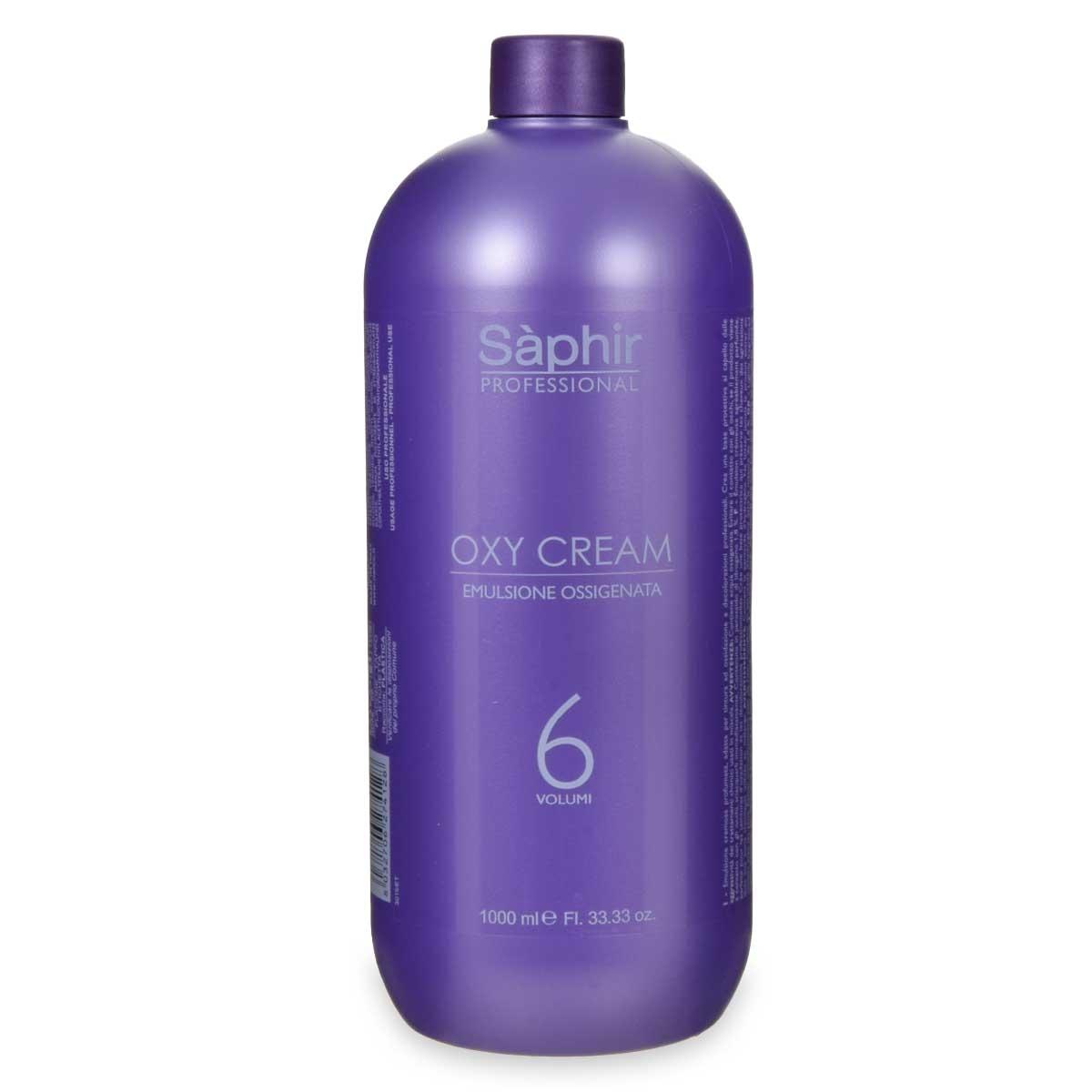 Saphir  oxi cream  6  vol - emulsione ossigenata - 1000 ml