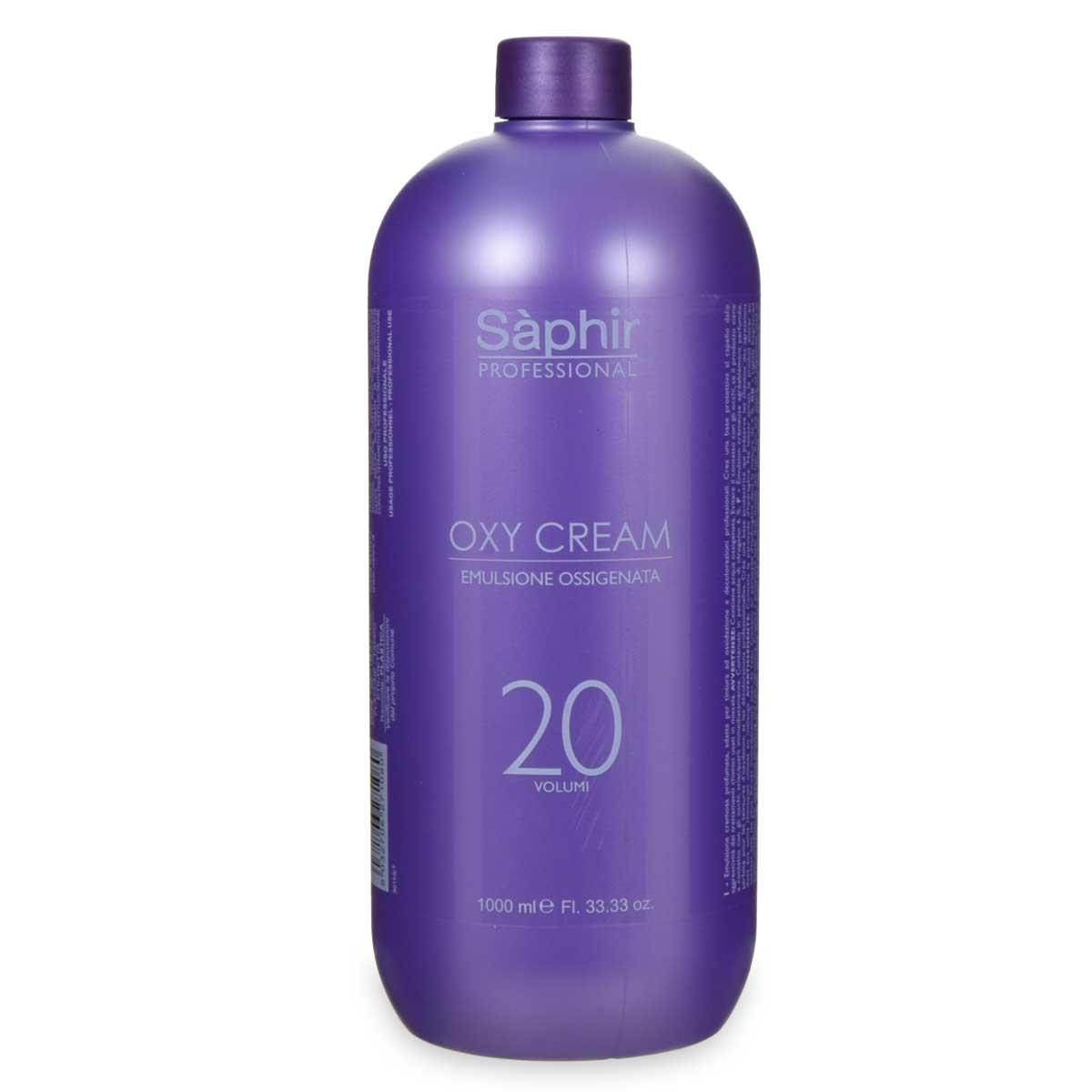 Saphir  oxi cream 20 vol - emulsione ossigenata - 1000 ml