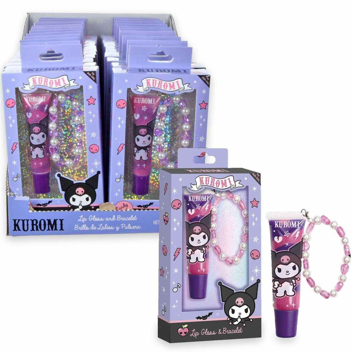 Lip gloss and bracelet 13 ml kuromi