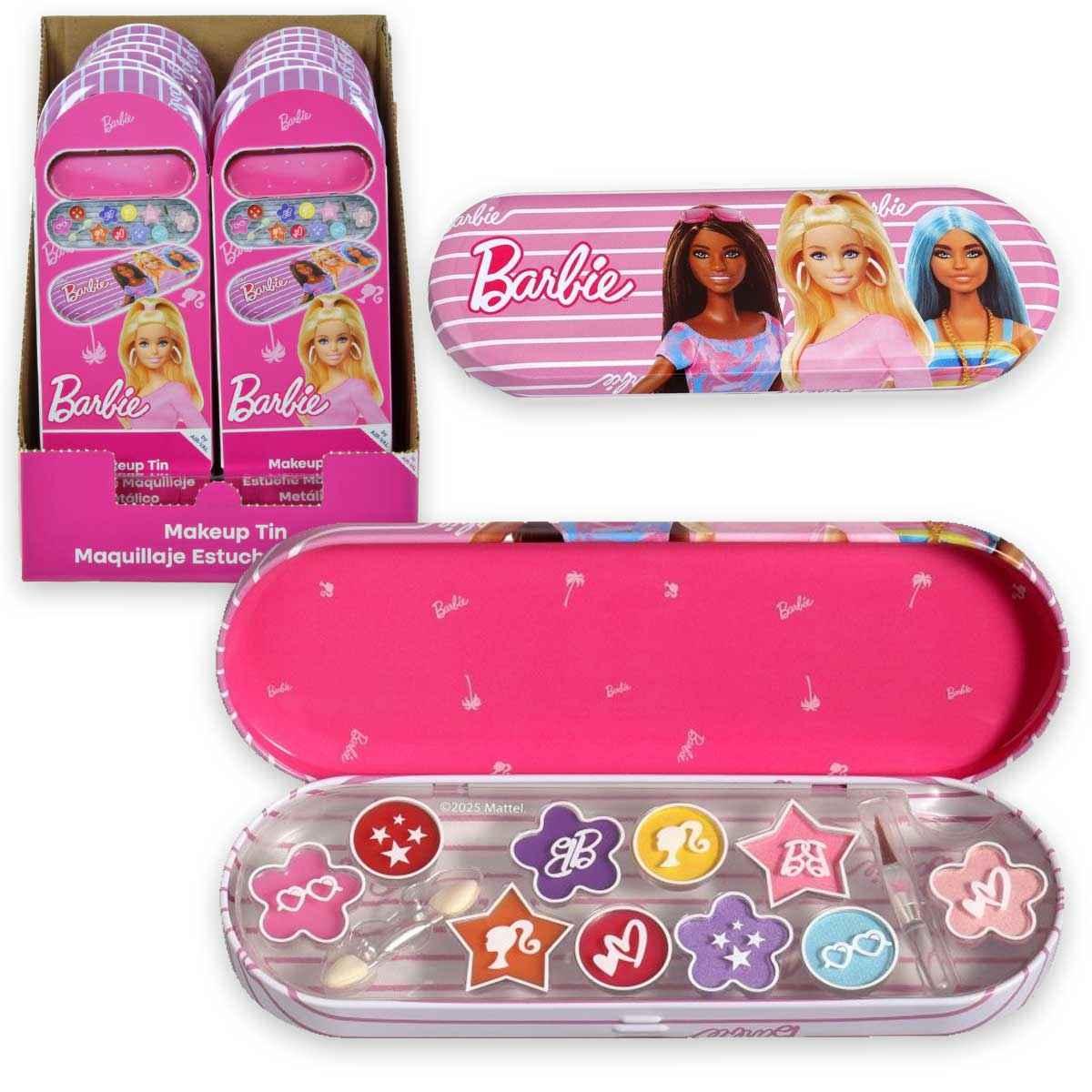 Barbie makeup tin