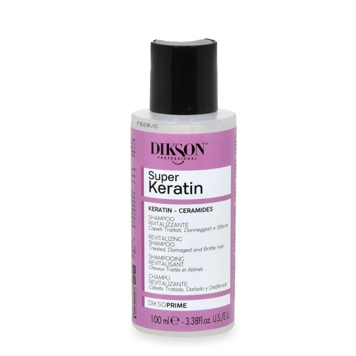 Dikson prime mini keratin shampoo rivitalizzante 100 ml