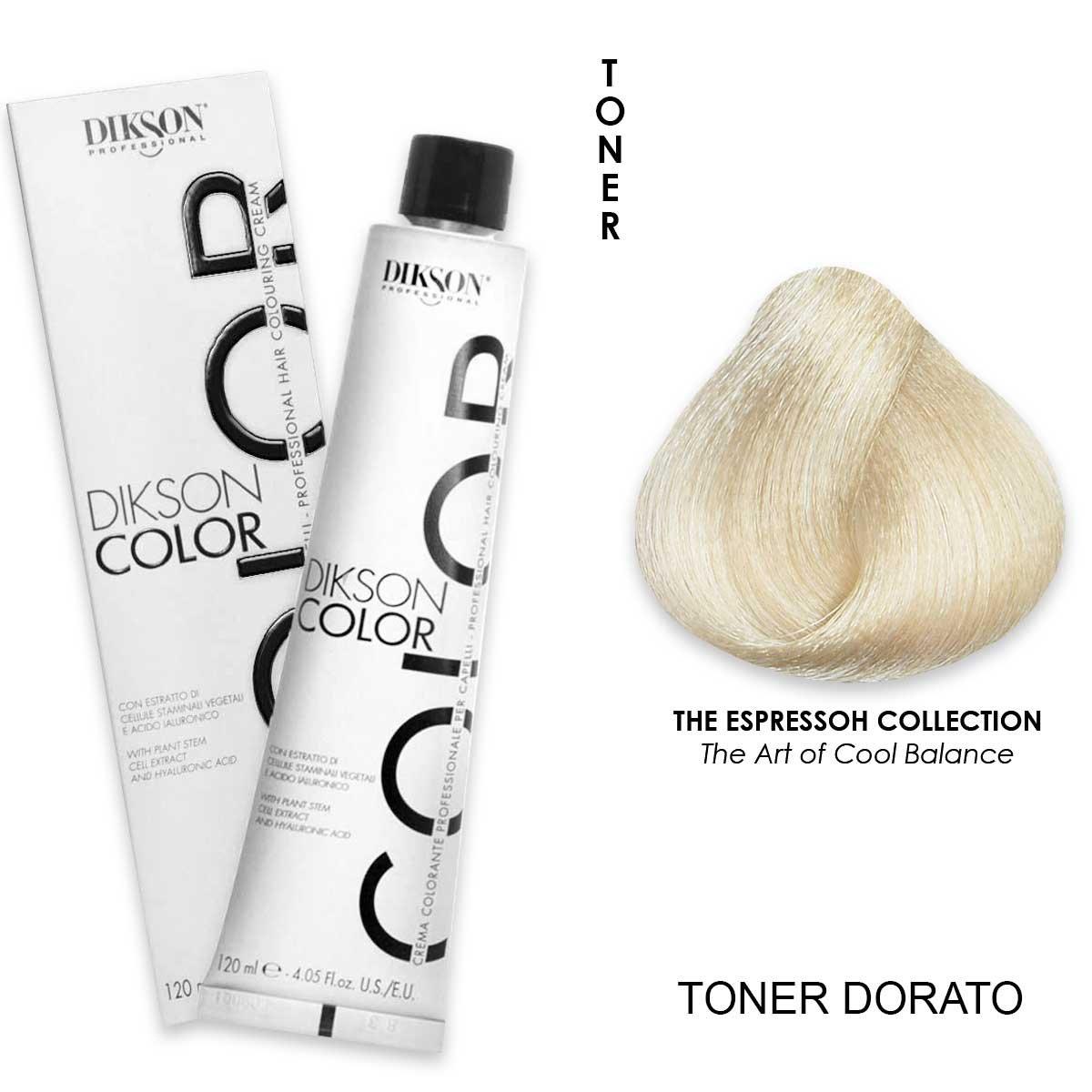 Dikson color 120 ml toner dorato