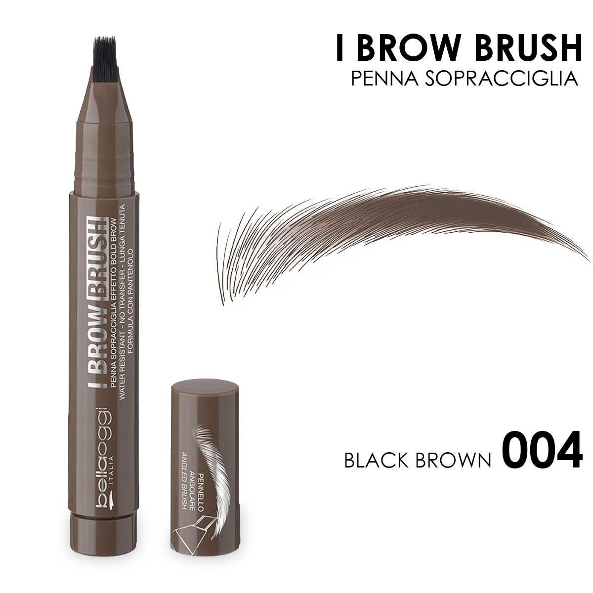 Bella oggi i brow brush black brown