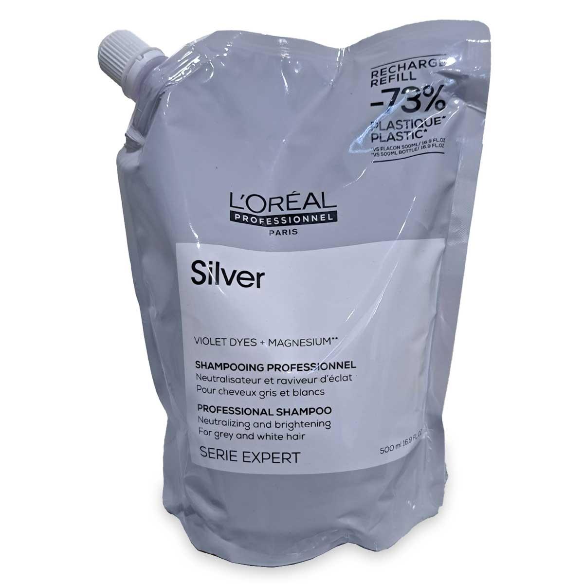 L'oreal silver shampoo 500 ml refill