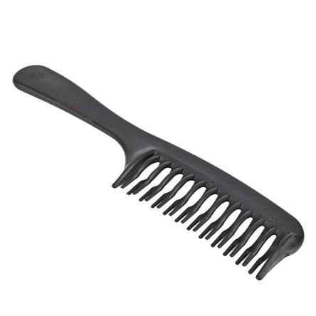 Pettine manico doppio dente nero