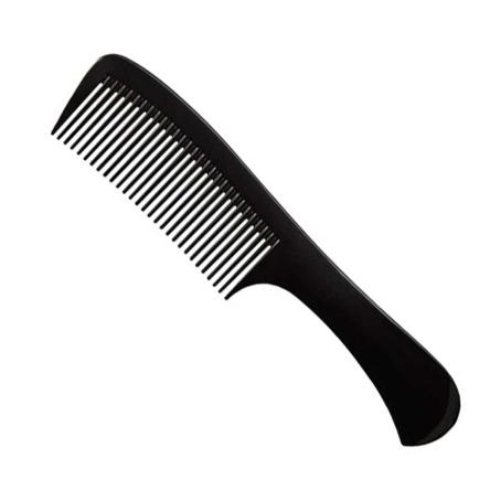 Pettine manico nero