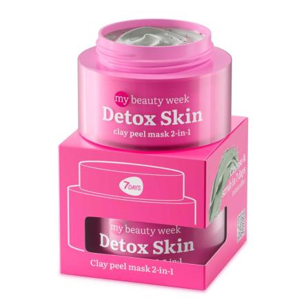 7 DAYS Maschera Viso all'Argilla Esfoliante 2-in-1 DETOX SKIN 50 ML