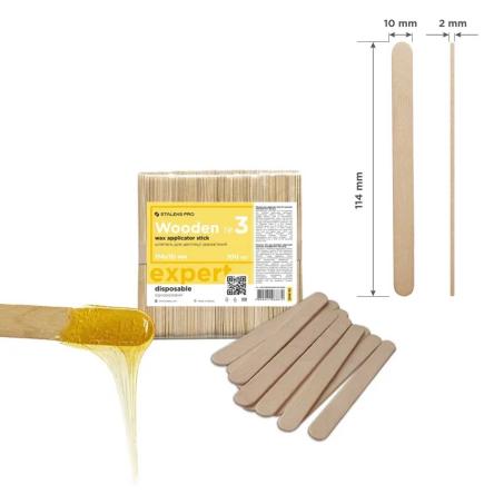Staleks spatole per aplicazione cera expert 114x10 mm (100 pz)