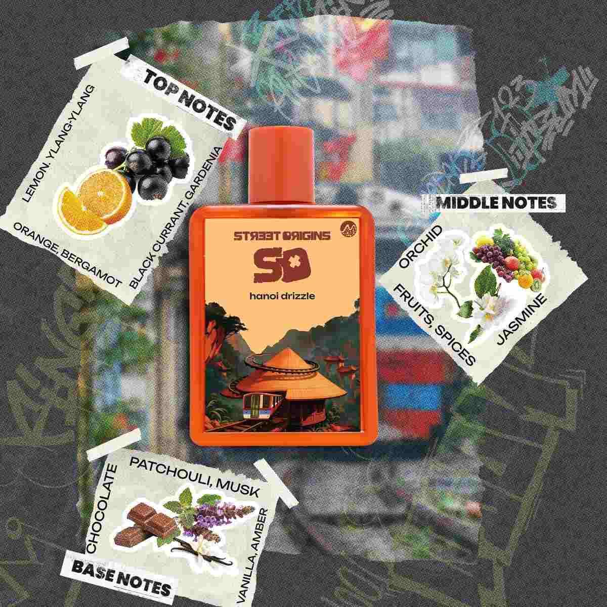 Street origins edp 75 ml hanoi drizzle