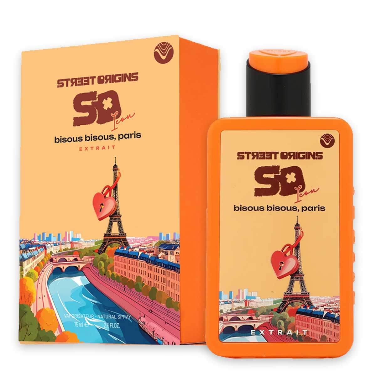 Street origins extrait 75 ml bisous bisous paris