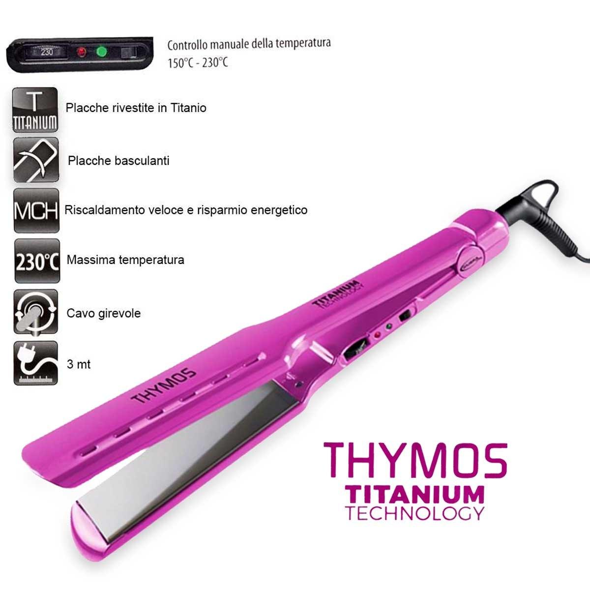 Giubra piastra professionale thymos fuxia