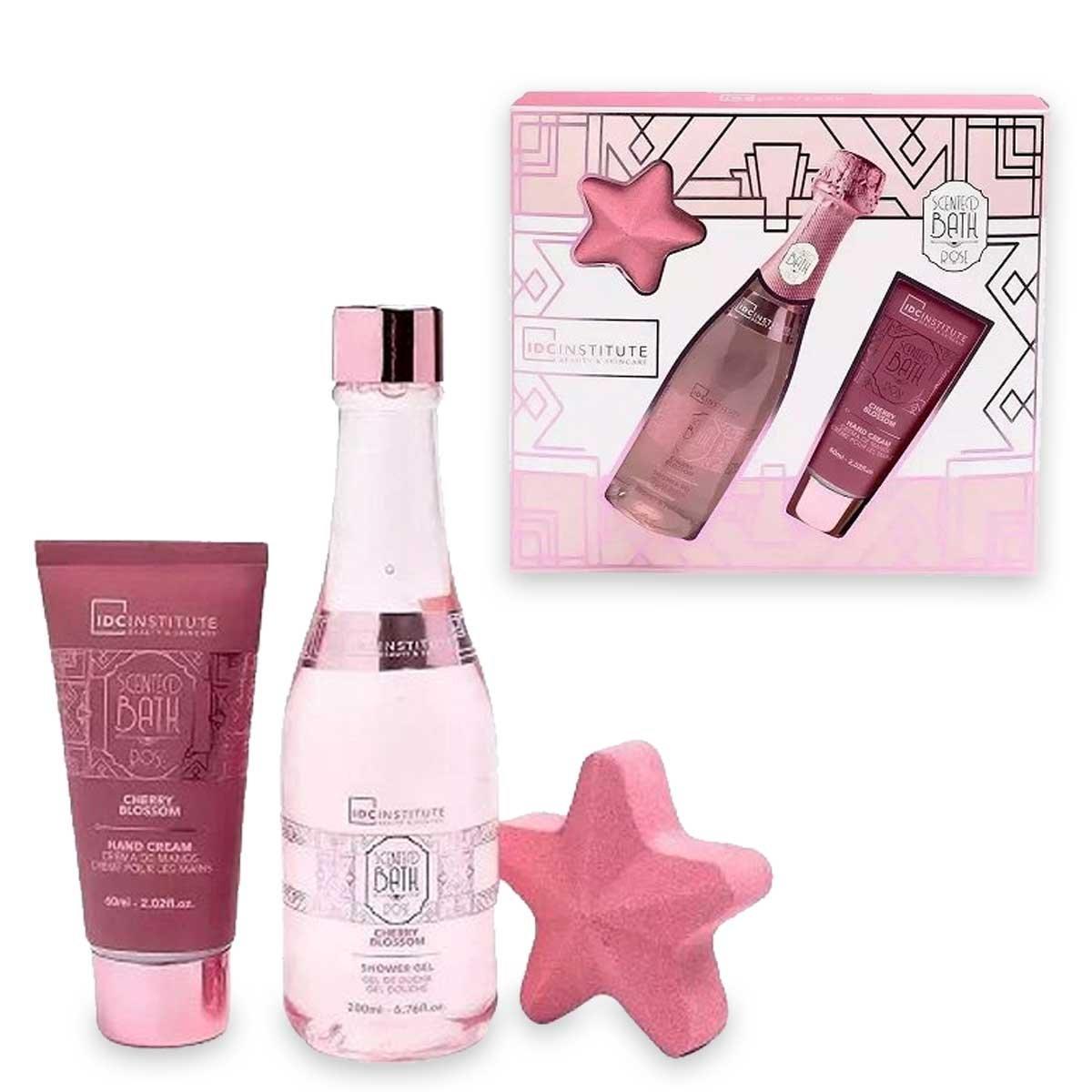 Idc institute scented bath rose complete care 3pcs