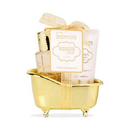 Idc institute scented gold mini bathtub set