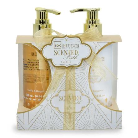 Idc institute scented bath gold shower duo