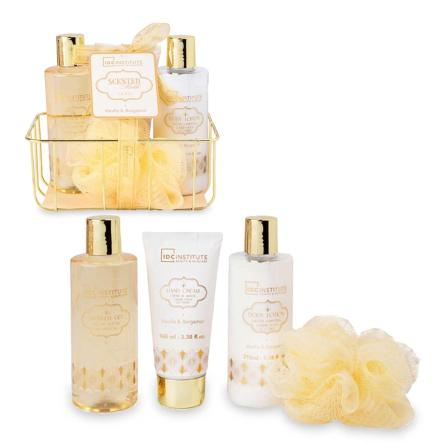 Idc institute scented bath gold bath essentials 4p