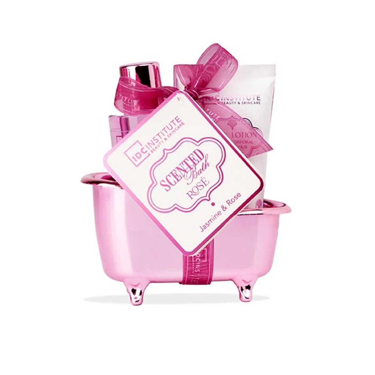 Idc institute scented bath rose mini bathtub set
